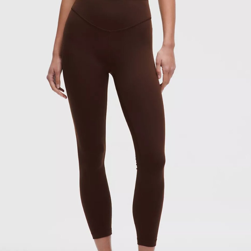lululemon Wunder Under SmoothCover High-Rise Tight 25" Lava Cake Size 16